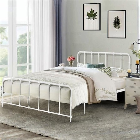 Belle Isle Furniture Belle Isle Furniture CMB57-0001 Bella Colina Queen Size Bed; White CMB57-0001